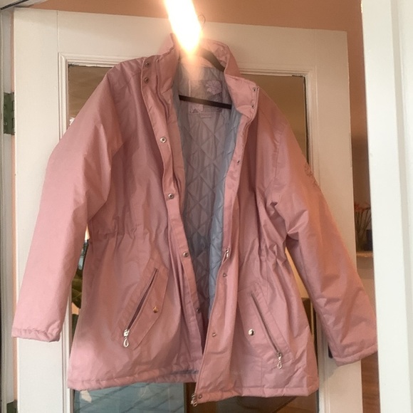 EUC Atlas for Women Light Pink Outdoor Insulated Winter Parka Coat Women 24-26 - Picture 11 of 12